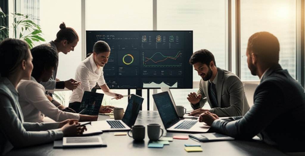 Business team collaboration