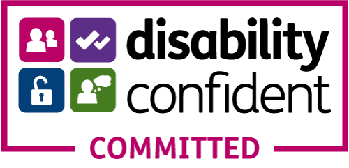 Disability Confident Committed accreditation badge - Disability Confident Committed