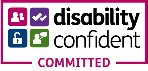 Disability Confident Committed accreditation badge - Disability Confident Committed