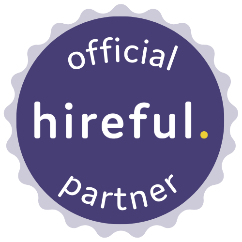Hireful Official Partner logo - Kate Underwood HR partner and accreditation