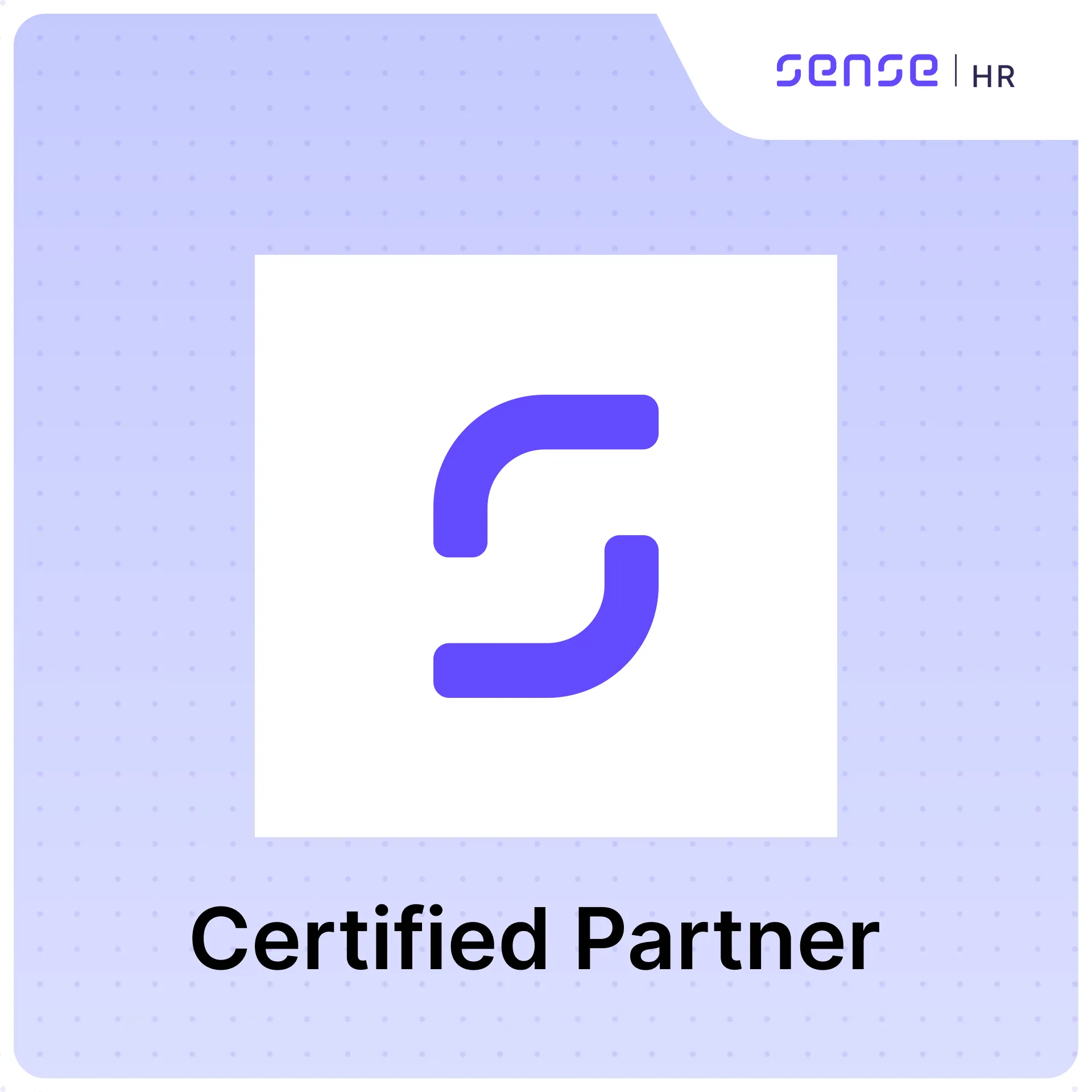 SenseHR Certified Partner logo - Kate Underwood HR partner and accreditation