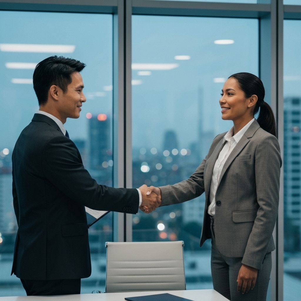 Professional business meeting